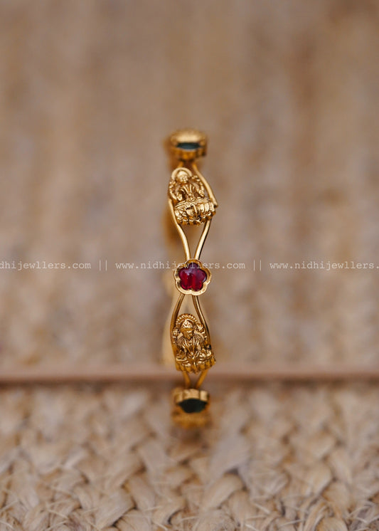 Lakshmi multicoloured floral bangle